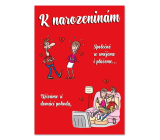 Ditipo Playing birthday card Marie Rottrova - Man No.1 224 x 157 mm