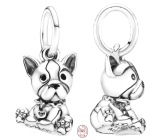 Charm Sterling Silver 925 Dog - French Bulldog, Animal Bracelet Pendant
