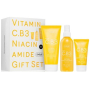 Ziaja Vitamin C.B3 Niacinamide Morning Face Cream 50 ml + Body Balm 200 ml + Facial Tonic Spray 190 ml, Cosmetic Set
