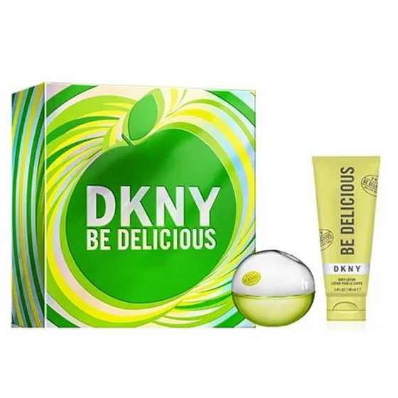 DKNY Donna Karan Be Delicious Woman Eau de Parfum 30 ml + Body Lotion 100 ml Gift Set for Women