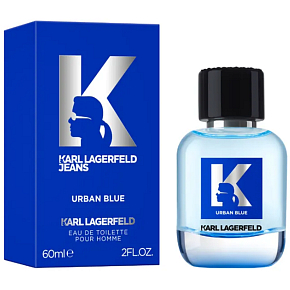 Karl Lagerfeld Jeans Urban Blue Eau de Toilette for Men 60 ml