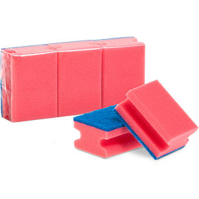 BALhome dish sponges shaped red 3 pcs
