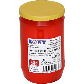 Bony memorial oil candle small 120 g