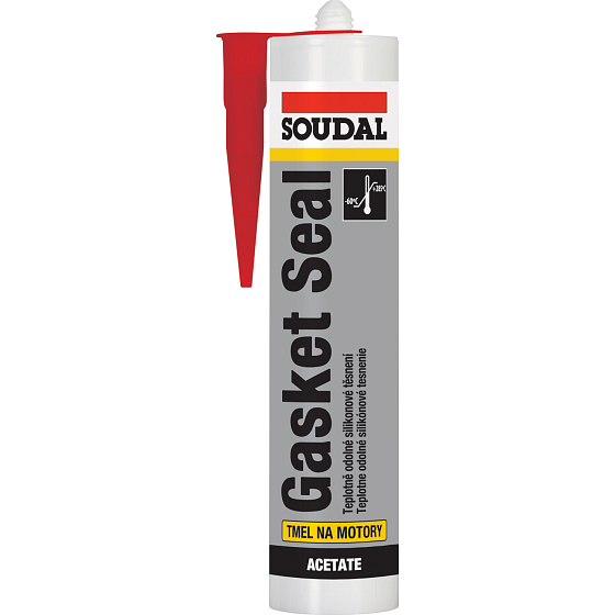 Soudal Gasket Seal engine sealant up to 285 °C, red, 310 ml