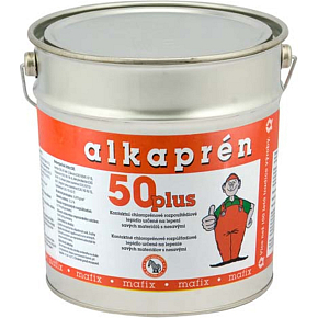 Alkaprén 50 plus, toluene-free contact adhesive for rubber, metal, glass, 5 l Alkaprén 50 plus, toluene-free contact adhesive for rubber, metal, glass, 5 l