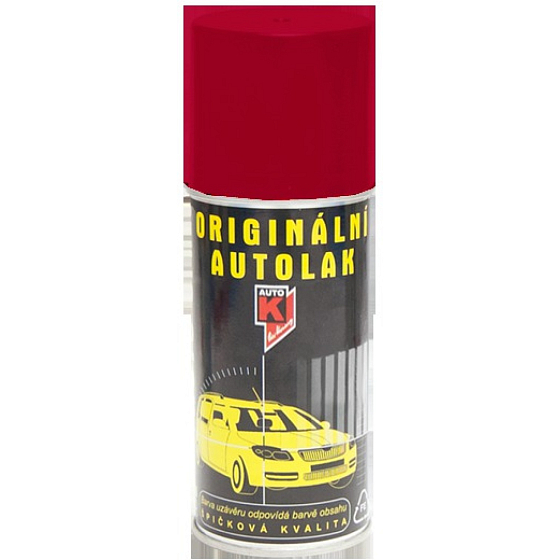 Kwasny Auto-K Color Škoda, original car paint spray, 8290 romantic red, 150 ml