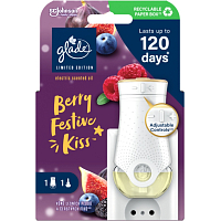 Glade air freshener Electric Berry Festive Kiss, 1 + 20 ml