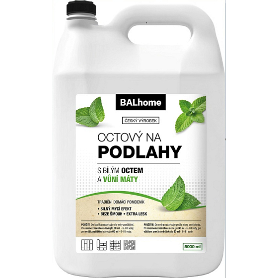 Balhome Vinegar Floor Cleaner with Mint Scent 5 L