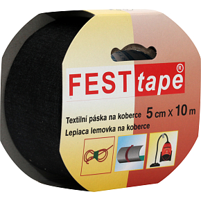 Festtape Carpet Tape Black 50 mm × 10 m