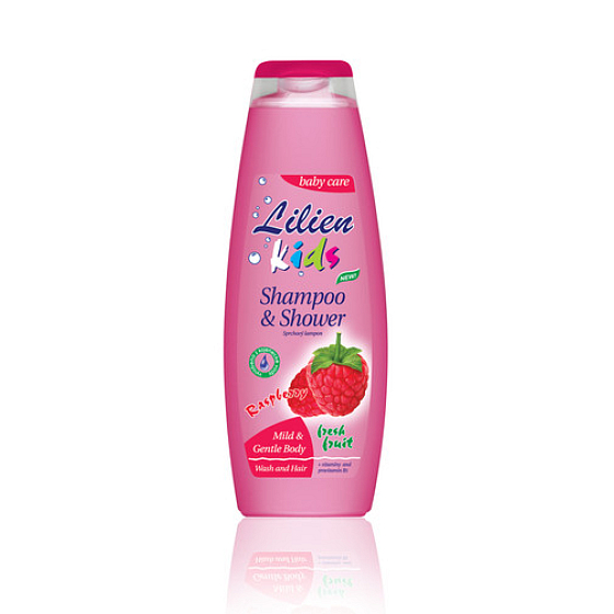 Lilien Kids Raspberry 2 in 1 shampoo and shower gel for children 300 ml