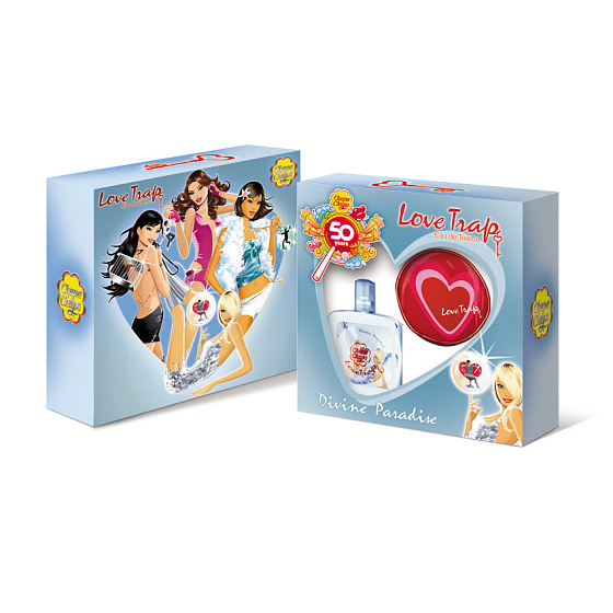 Chupa Chups Divine Paradise EdT 75 ml eau de toilette Ladies + wallet, gift set