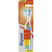 Signal Toothbrush Antiplaque, Medium Soft, Package 1+1