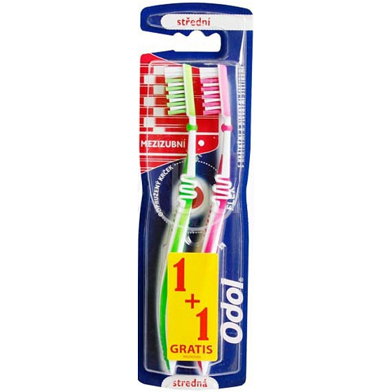 Odol Medium toothbrush 1 + 1, duopack