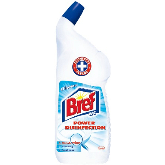 Bref Power Disinfection Gel Chlorine disinfection toilet cleaner 750 ml