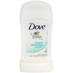 Dove Pure 40 ml antiperspirant deodorant stick for women