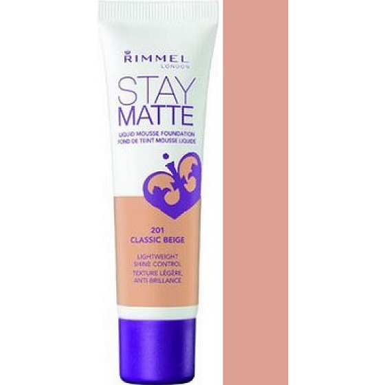 Rimmel London Stay Liquid Mousse Make-Up 201 Classic Beige 30 ml