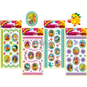 Decals Easter oval stickers 19 x 9 cm, 1 piece