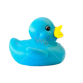 Blue plastic duck with a yellow beak changing color 1 piece