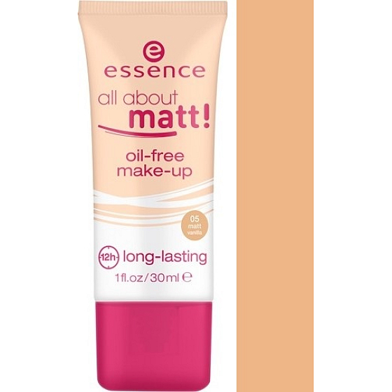 Essence All About Matt! Oil-free make-up 05 Matt Vanilla 30 ml