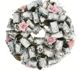Wreath of birch rolls 27 cm in a box