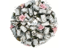Wreath of birch rolls 27 cm in a box