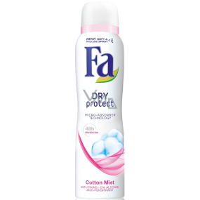 Fa Dry Protect Cotton Mist antiperspirant deodorant spray for women 150 ml