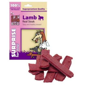 Huhubamboo Real lamb steak natural meat delicacy for dogs 75 g