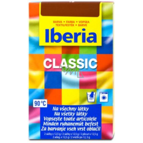 Iberia Classic Textile color dark brown 2 x 12.5 g