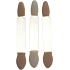 Eyeshadow applicator double sided 3 pieces 80060
