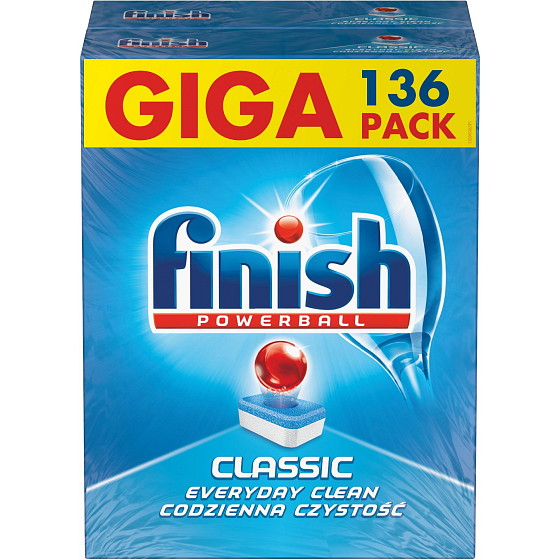 Finish Classic Regular dishwasher tablets 2 x 68 pieces