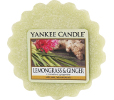 Yankee Candle Lemongrass & Ginger - Lemon Grass and Ginger Fragrance Wax for Aroma Lamp 22 g