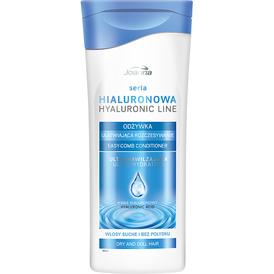 Joanna Hyaluronic Line conditioner with hyaluronic acid for dry hair without shine 200 g