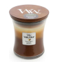 WoodWick Trilogy Cafe Sweets - Scented Candle with Wooden Wick and Lid Glass Medium 275 g