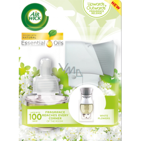 Air Wick Fresh Ivory Freesia Bloom - White freesia flowers electric air freshener set 19 ml