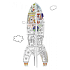 Monumi Racket jigsaw puzzle for children 5+ height 70 cm