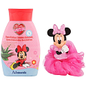 Disney Minnie Mouse bath foam for children 300 ml + spray cloth, cosmetic set for children,