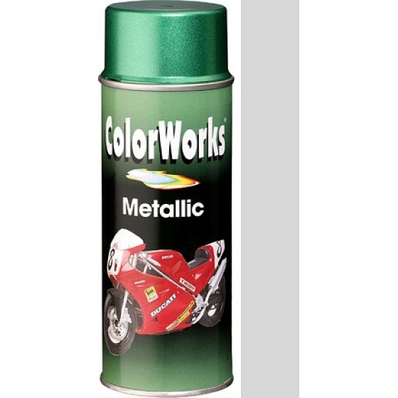 Color Works Metallic 918583 Silver Metallic Nitrocellulose Lacquer 400 ml
