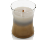 WoodWick Floral Nights Smoked Jasmine - Scented Jasmine Scented Candle with Wooden Wick and Medium Glass Lid 275 g Limited 2019