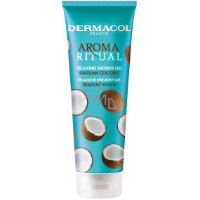 Dermacol Aroma Ritual Brazilian Coconut - Brazilian Coconut Relaxing Shower Gel 250 ml