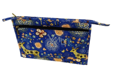 Abella Toilet cosmetic handbag 30 x 20.5 x 5.5 cm, pattern blue NA04