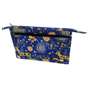 Abella Toilet cosmetic handbag 30 x 20.5 x 5.5 cm, pattern blue NA04