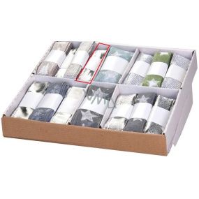 Ditipo Fabric Ribbon with Wire Silver Shiny 4 m x 15 mm