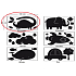 Apli Chalkboard Sticker - Dinosaur 60 x 100 cm