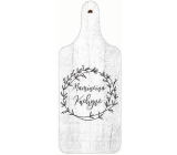 Bohemia Gifts Decorative cutting board Mother's kitchen 28 x 12 cm
