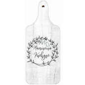 Bohemia Gifts Decorative cutting board Mother's kitchen 28 x 12 cm