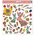 Window foil without glue Pink hare 30 x 33.5 cm