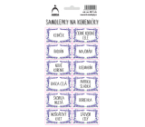 Arch Lavender spice stickers - Clove 11 x 23,5 cm 0411 SK