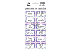 Arch Stickers for Spice Jars Lavender - Clove 11 x 23.5 cm 0411 SK
