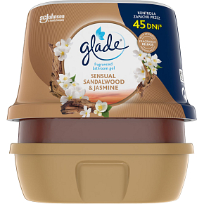 Glade Sensual Sandalwood & Jasmine fragrant gel for the bathroom 180 g