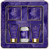 Grace Cole Lavender Sleep Therapy shower gel 75 ml + body cream 75 ml + bath crystals 100 g + bath pearls 80 g + flannel washcloth + tin box, cosmetic set for women
